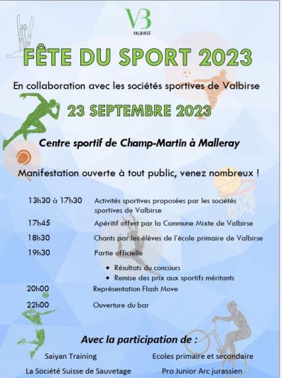 Le sport en vedette le samedi 23 septembre