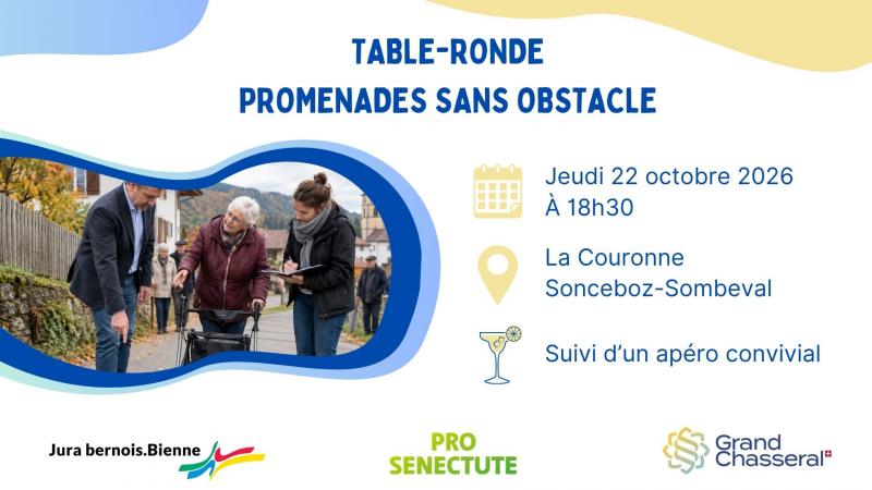 Forum 3e âge - Table-ronde: Promenades sans obstacles
